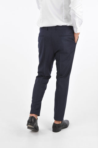 ZZEGNA Wool Checked Suit 8R