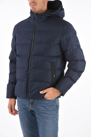 ZZEGNA Wool Quilted Puffer