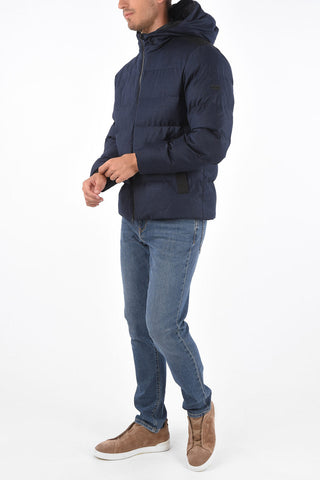 ZZEGNA Wool Quilted Puffer
