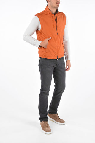 Silk and Cashmere Reversible Vest