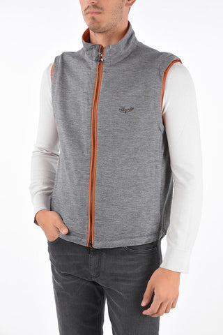 Silk and Cashmere Reversible Vest