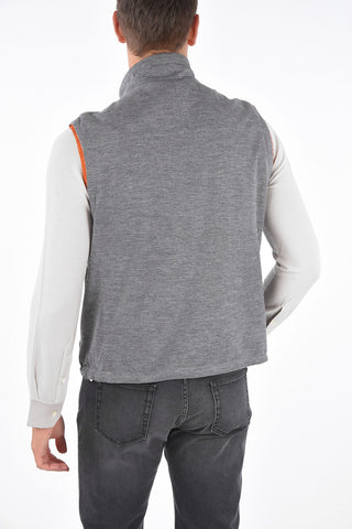 Silk and Cashmere Reversible Vest
