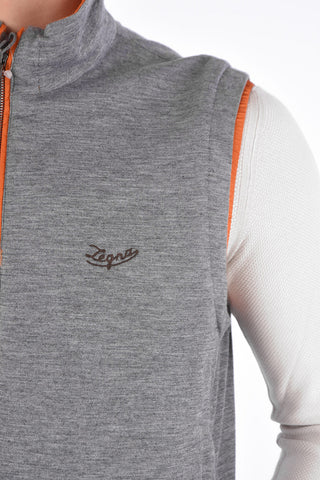 Silk and Cashmere Reversible Vest