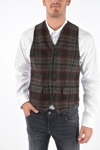 Tartan Wool Waistcoat