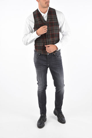 Tartan Wool Waistcoat