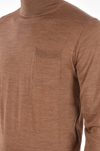 Maglia a Collo Alto con Taschino
