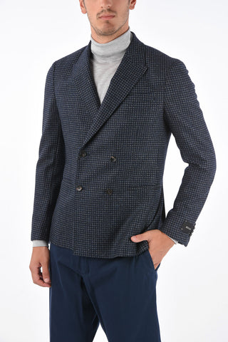 ZZEGNA Blazer Monopetto in Lana e Cashmere