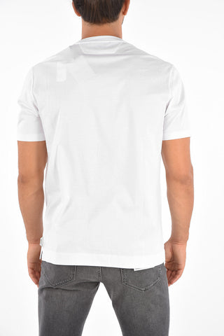 ZZEGNA Logo Printed Crew-Neck T-Shirt