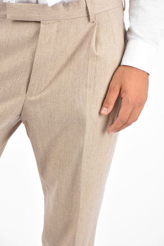 ZZEGNA wool and cotton trousers