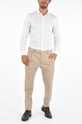 ZZEGNA wool and cotton trousers