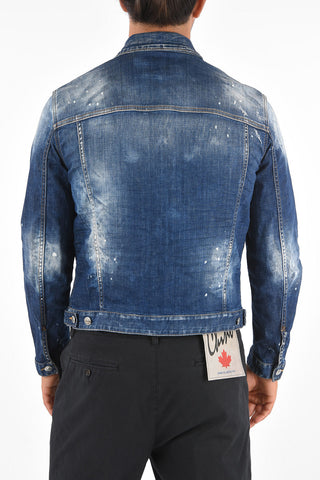 Distressed Denim MINI Jacket