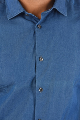 EZ TAILORING Camicia Collo Italiano in Cotone