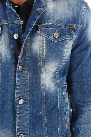 Distressed Denim DAN Jacket