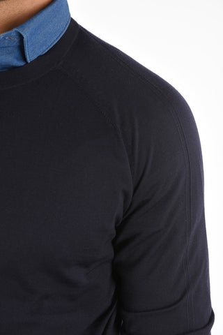 EZ LUXURY Wool Crew-Neck Sweater