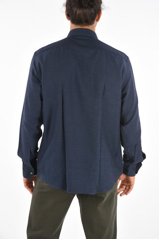 EZ LUXORY cotton shirt with french collar