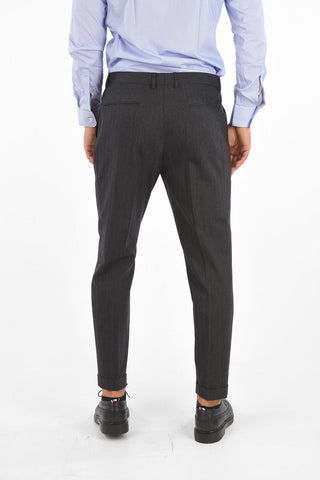 ZZEGNA Pinstriped Pants