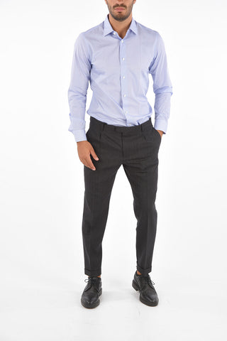 ZZEGNA Pinstriped Pants