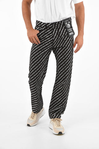 Jeans Straight Fit D-MACS con Logo All Over