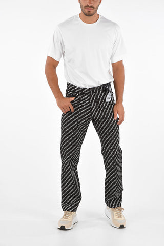 Jeans Straight Fit D-MACS con Logo All Over