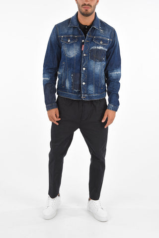 Distressed Denim DAN Jacket