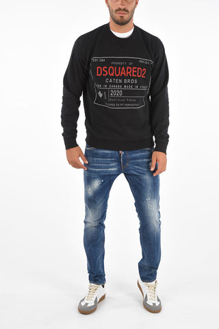 Felpa Girocollo COOL FIT con Stampa