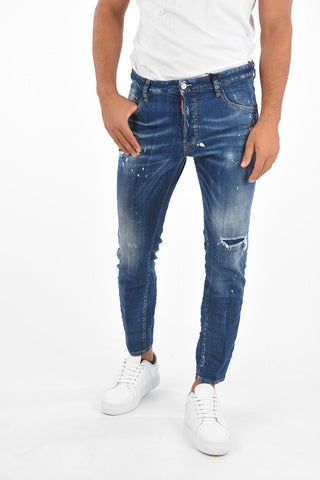 Jeans Slim Fit SKATER in Denim Distressed