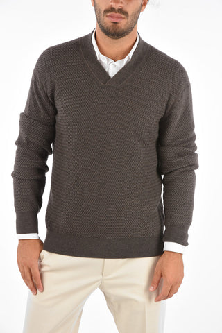 cashmere braided sweater 