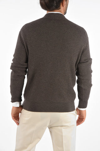 cashmere braided sweater 