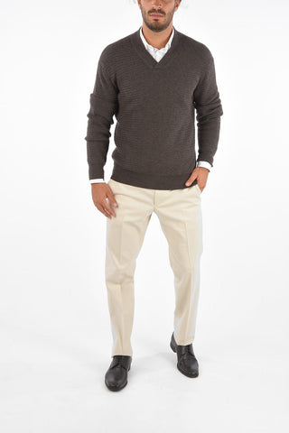 cashmere braided sweater 