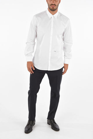 Camicia Collo Francese in Puro Cotone
