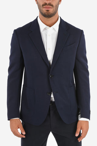 Wool Single Breasted Blazer