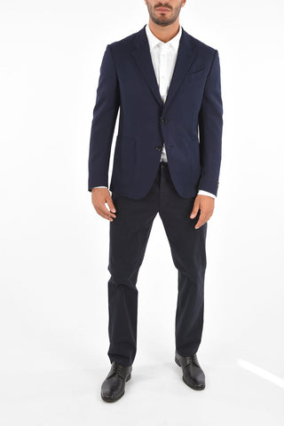 Wool Single Breasted Blazer