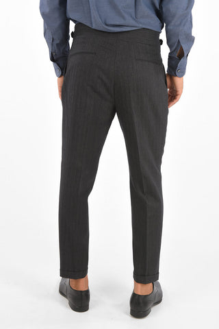 ZZEGNA Herring Bone Trousers