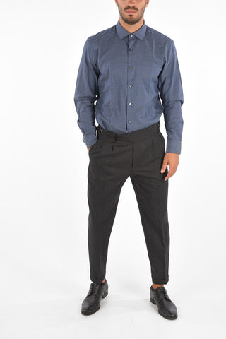 ZZEGNA Herring Bone Trousers