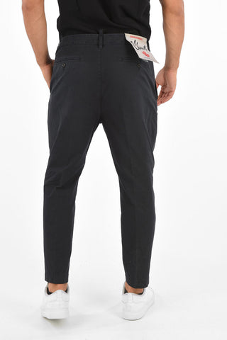 Pantaloni Chino DAN ELASTIC FIT Effetto DIstressed
