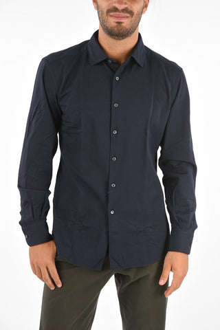 ZZEGNA Camicia con collo francese