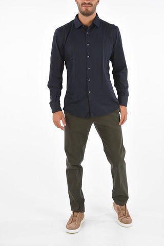 ZZEGNA Camicia con collo francese