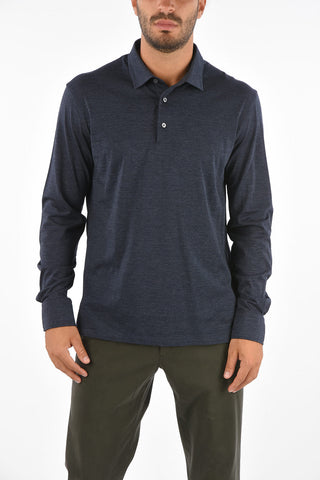 ZZEGNA long sleeved wool polo