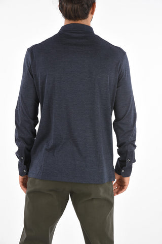 ZZEGNA long sleeved wool polo