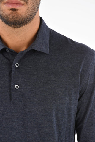 ZZEGNA long sleeved wool polo