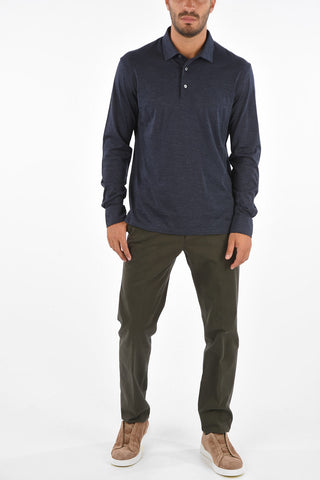 ZZEGNA long sleeved wool polo