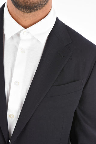 SIlk and Wool Single Breasted Blazer