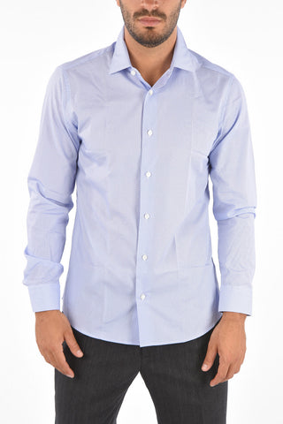 ZZEGNA Camicia Collo Francese Stampata
