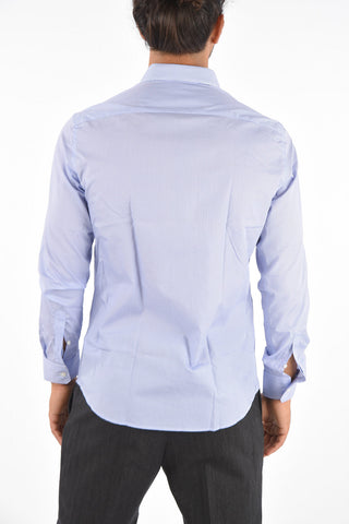 ZZEGNA Camicia Collo Francese Stampata