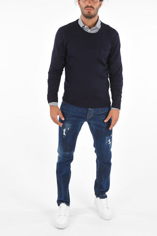 Crewneck Sweater with Pocket