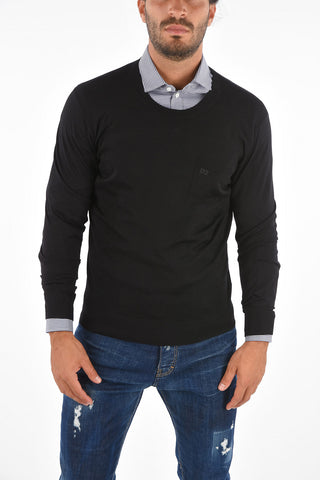 Crewneck Sweater with Pocket