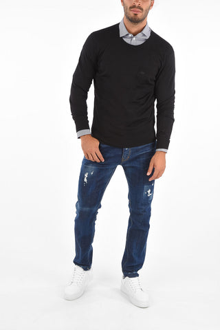 Crewneck Sweater with Pocket