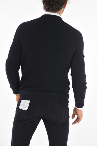 EZ LUXURY wool and cashmere round neck sweater