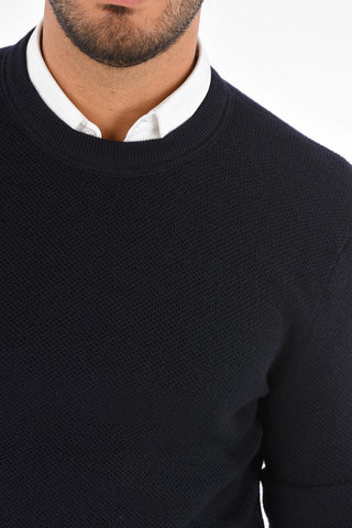 EZ LUXURY wool and cashmere round neck sweater