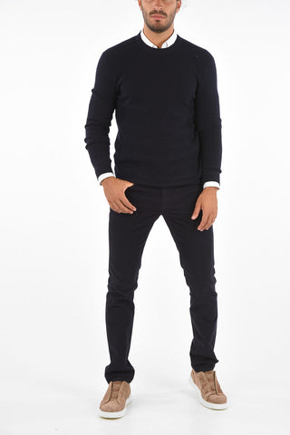 EZ LUXURY wool and cashmere round neck sweater